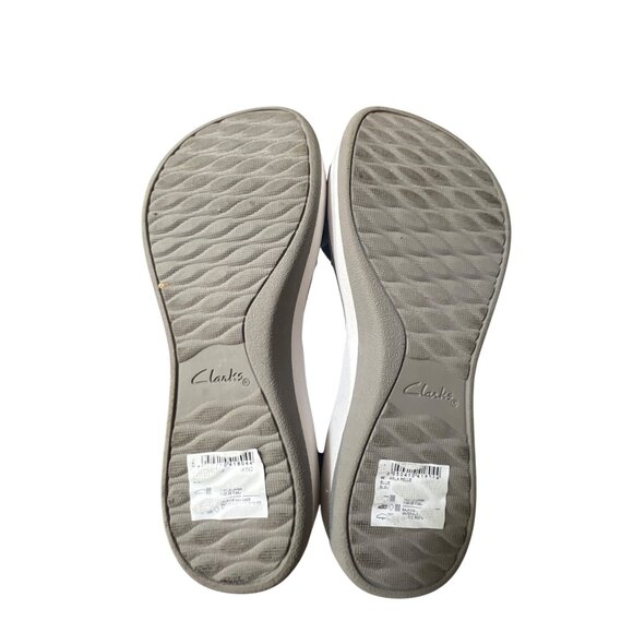 Clarks Womens Blue Slingback Sandals Size 9 Cushion Soft Lightweight Comfort Sty - Picture 5 of 7